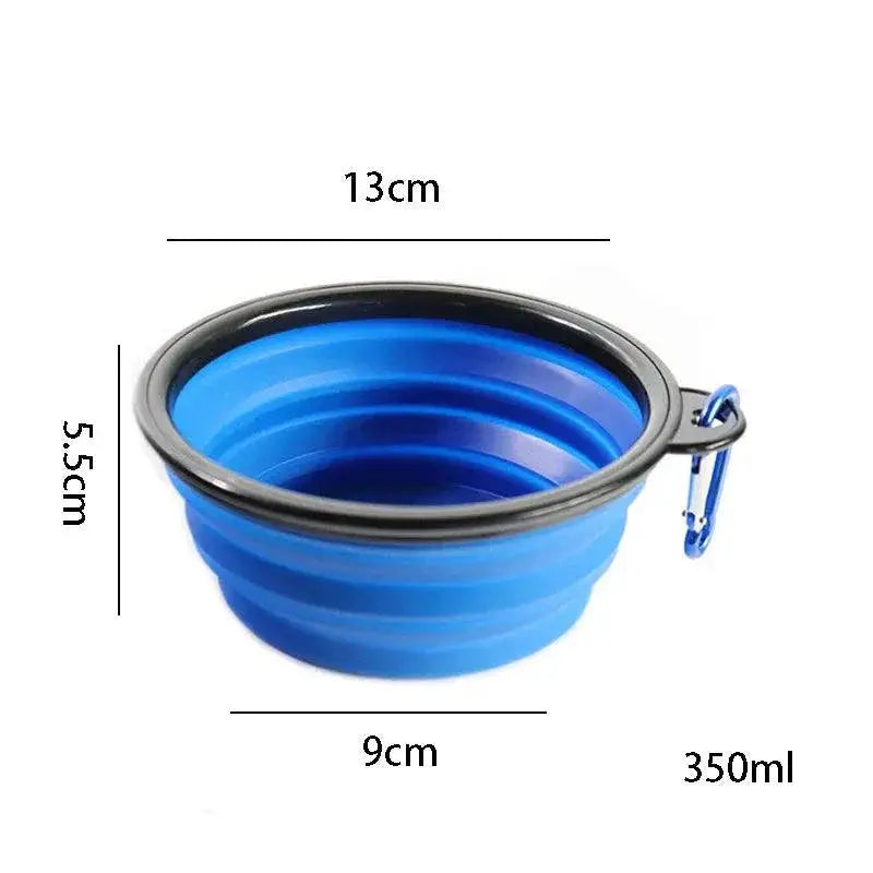 Large Collapsible Dog Bowl Portable Silicone Pet Feeder