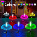 Colorful Solar Jellyfish Lights Outdoor Garden Decor