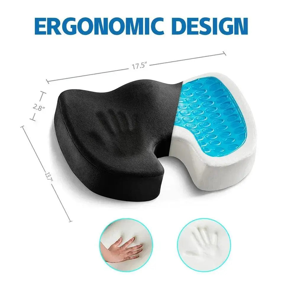 U Shaped Memory Foam Gel Cushion For Back Pain Relief