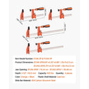 Inch Heavy Parallel Bar Clamps Pcs