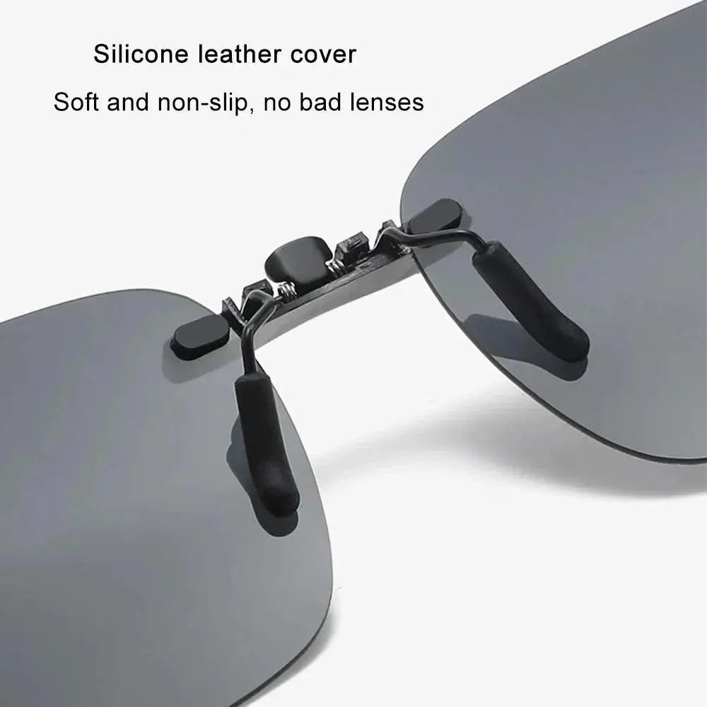 Polarized Clip On Sunglasses for Myopia UV400 Protection