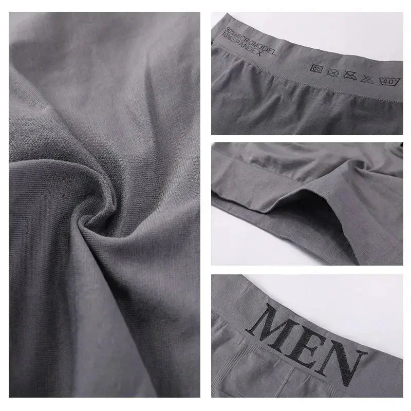 3Pcs Lot Mens Breathable Boxer Shorts Underwear Set