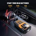 Car Battery Jump Starter with OBD2 Scanner 5000A Battery Jumper Starter，Code Reader for Check Engine Light, Diagnostic Tool
