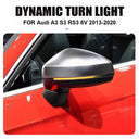 Audi A3 8V S3 RS3 LED Dynamic Turn Signal Light For Side Mirror 2014 To 2020