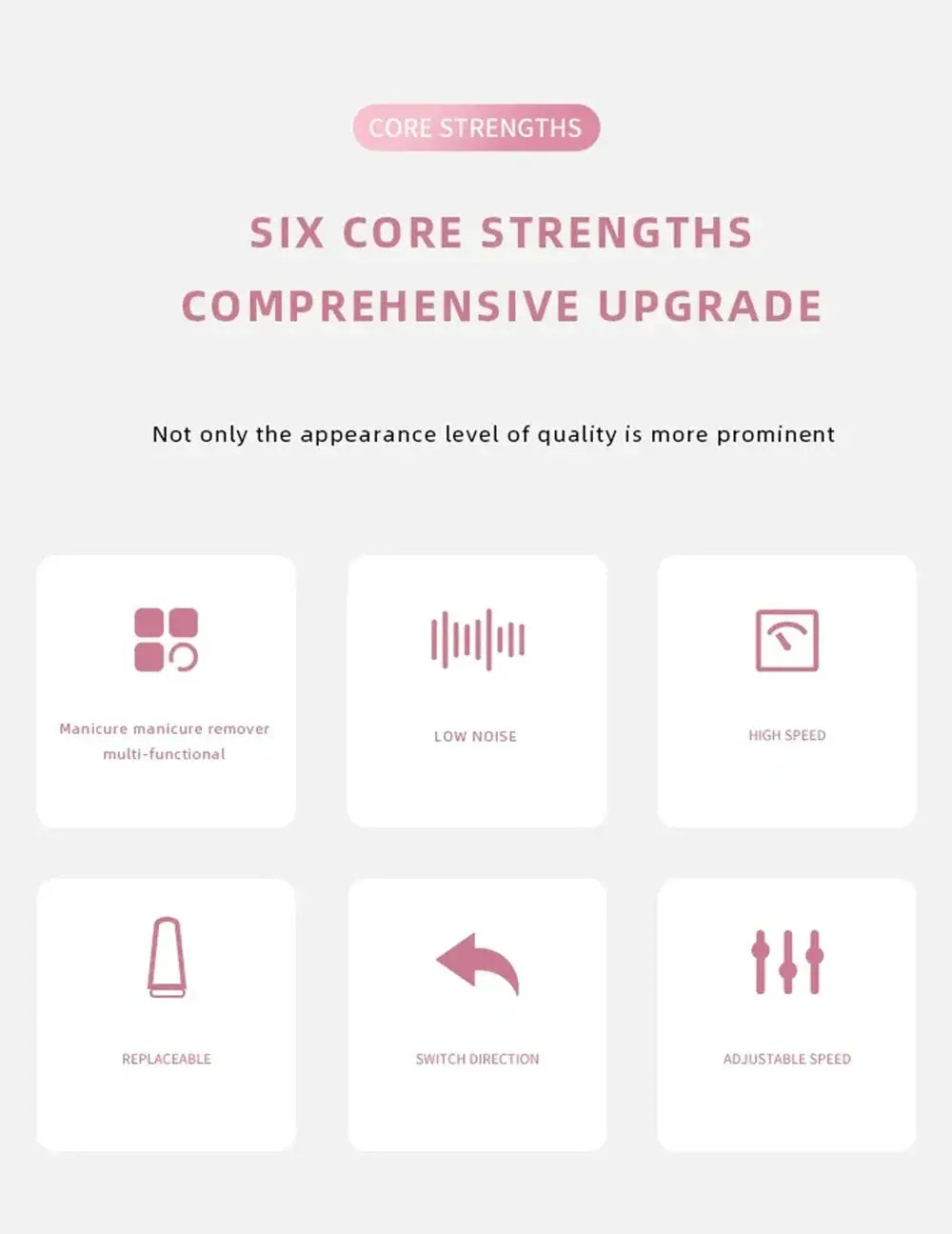 High-Speed Cordless Nail Drill for Pros — product view 14
