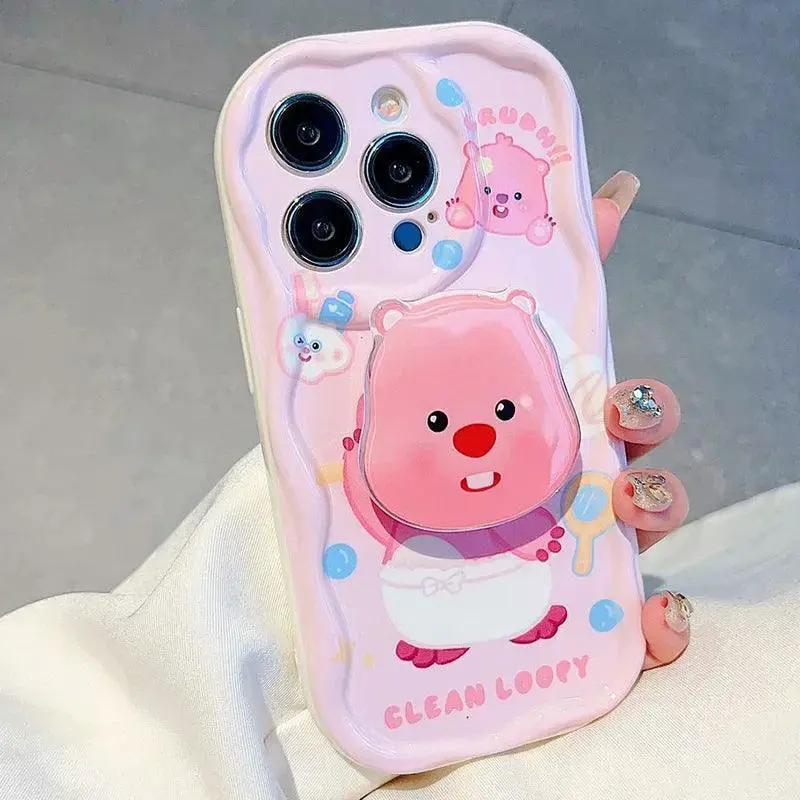 Sanrio Zanmang Loopy IPhone Case Anime Beaver Cute Design