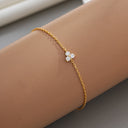 Flower Moissanite Jewelry in Sterling Silver