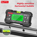 Digital Angle Gauge With Level Bubble Magnetic Electronic Protractor Inclinometer Goniometer Angle Finder Level Box DIY Tools