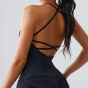 Back Cross Sports Bra Women - Yogi Fit Chest Pad