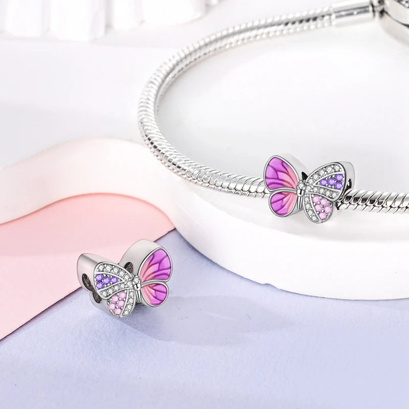 Sterling Silver Charm Bead Firefly