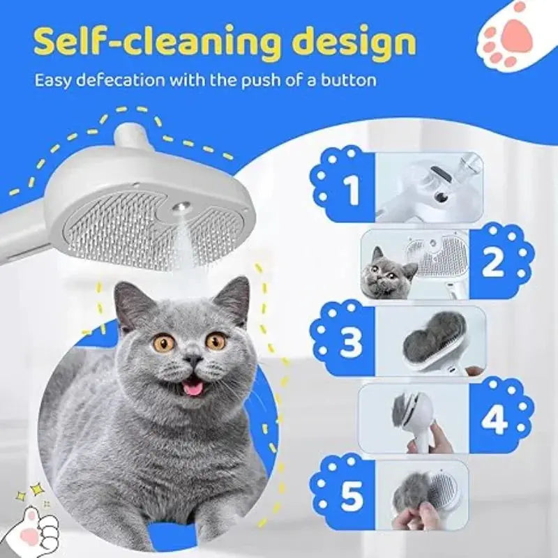 3 In 1 Dog Hair Brush Cat Hair Brush Electric Pet Brush