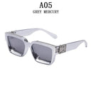 Unisex Luxury Retro Square Sunglasses with UV400 Protection