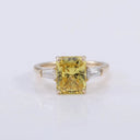 Sterling Silver Lab Diamond Ring