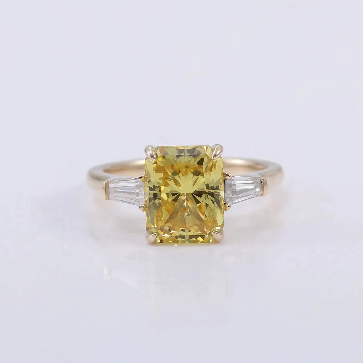 Sterling Silver Lab Diamond Ring — product image 5