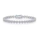 Sparkling Flower Moissanite Bracelet