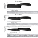 Kitchen Knife Set - Razor Sharp Alloy Blades Block