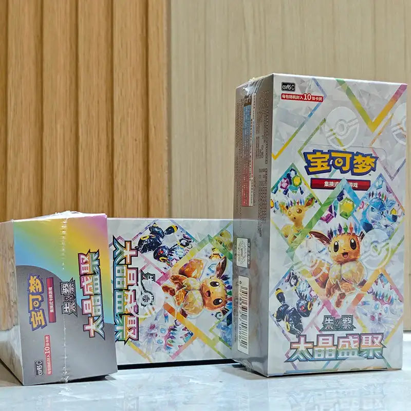 Pokemon PTCG Sv8a Chinese Version 17.5 Radiant Treasures Booster Blind Box Battle Trading Cards Collectible Gift For Card Fans