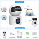 Dual Lens Smart Camera for Home Security