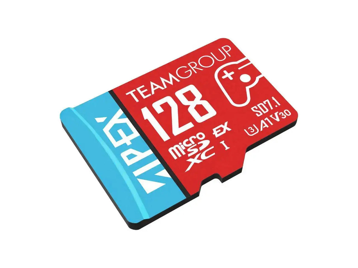 Team 128GB APEX SD7.1 Ultra-Fast microSDXC UHS-I/U3 Memory Card, compatible with Nintendo-Switch, Steam Deck, and ROG Ally, Speed Up to 800MB/s (TAPMSDE128GIV30A102)