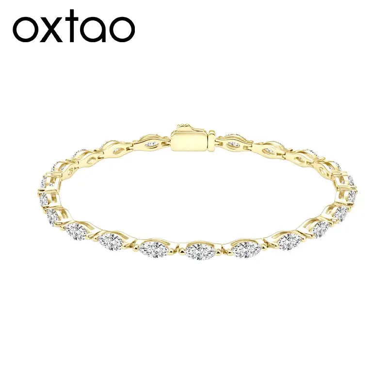 Exquisite Gold Tennis Bracelet — product image 1