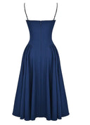 New Fashion Sexy Backless One Cut Collar Strap Dress