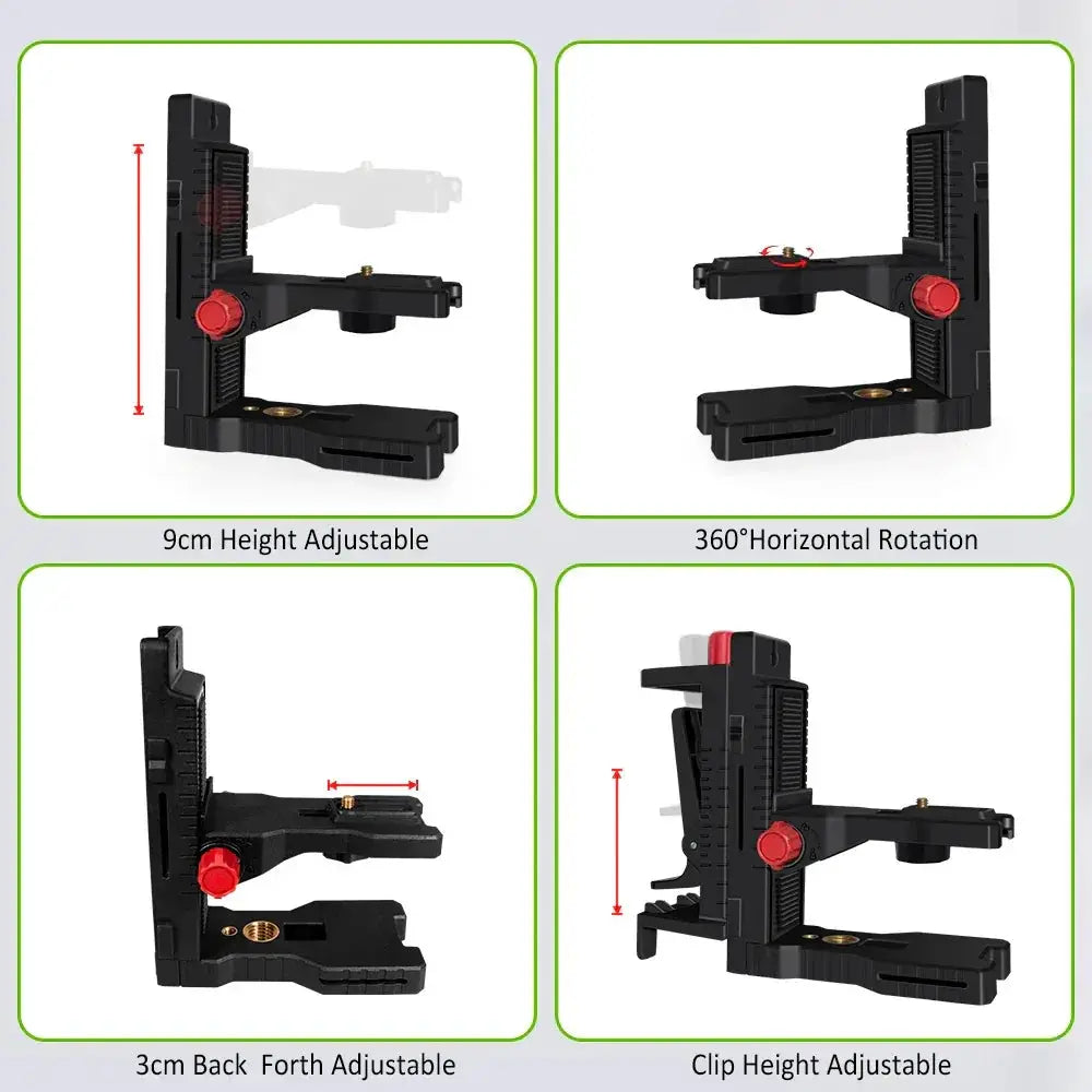 Adjustable Magnetic Laser Level Bracket For Construction