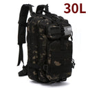 Durable 50L/30L Tactical Camo Backpack for Camping Gear