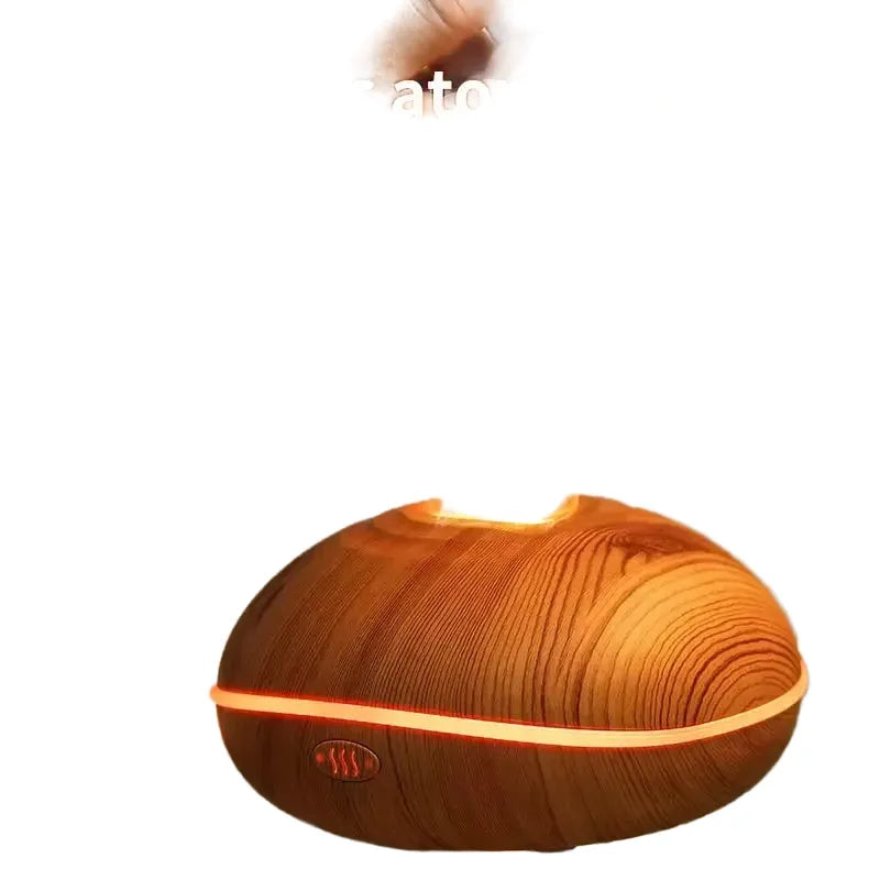 Portable Wood Grain Aroma Humidifier — product view 1