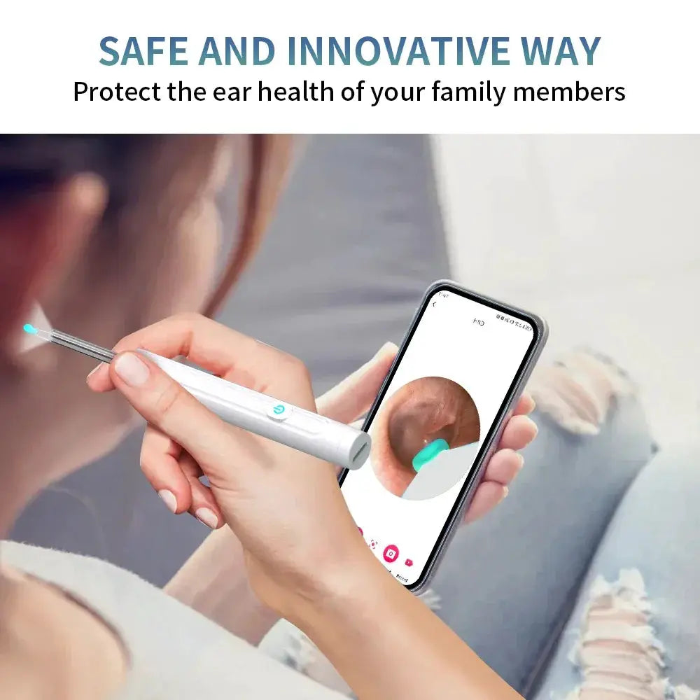Smart Visual Ear Cleaner With Camera 1296P USB C Earpick