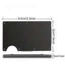 Cexika Aluminum RFID Card Holder - Slim Metal Case