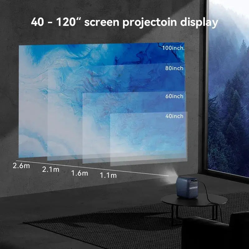 WANBO T2 Max Portable Full HD Android Projector With WiFi