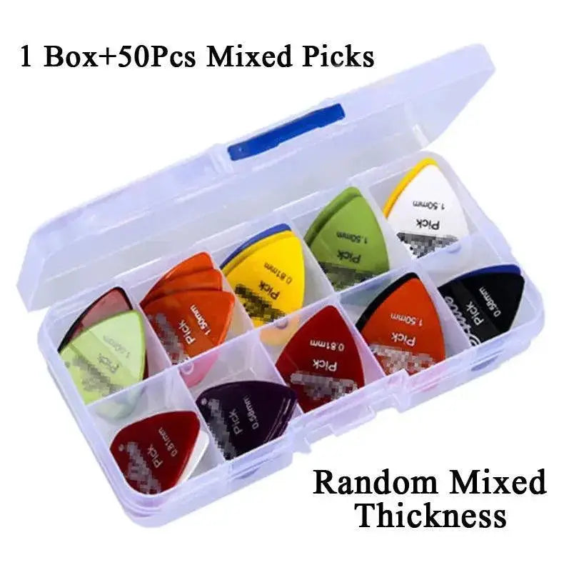 Electric Guitar Pick Set With Diverse Thickness Options