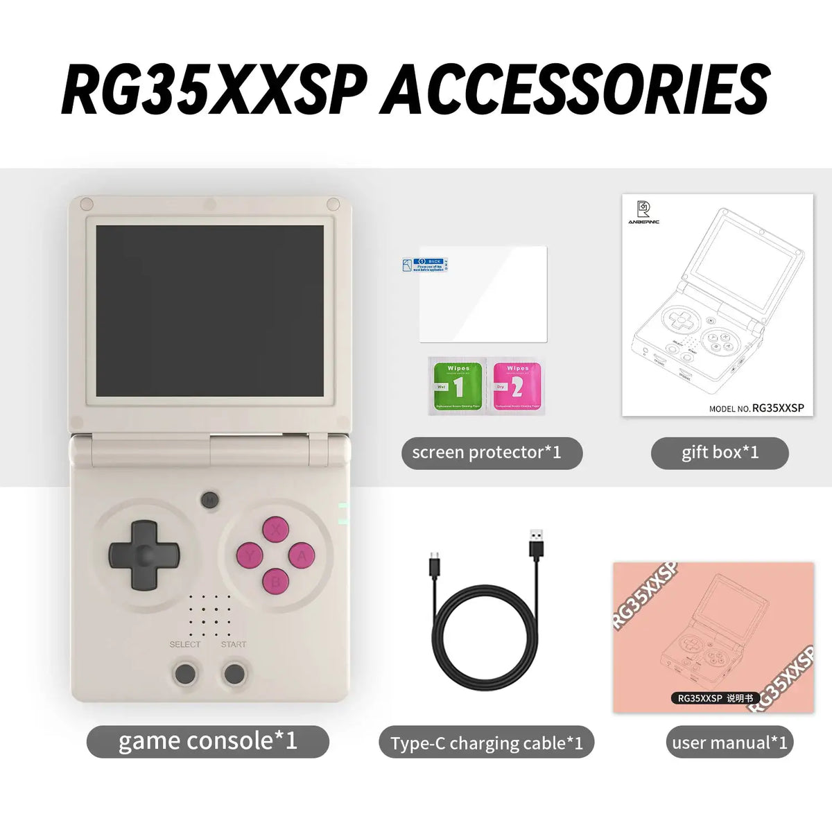 Anbernic - Flip Retro Handheld Console — product view 9
