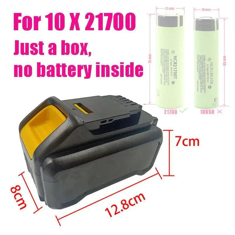 10*21700 DCB200 Li-ion Battery Case For Dewalt Tools Storage - OurLum.com