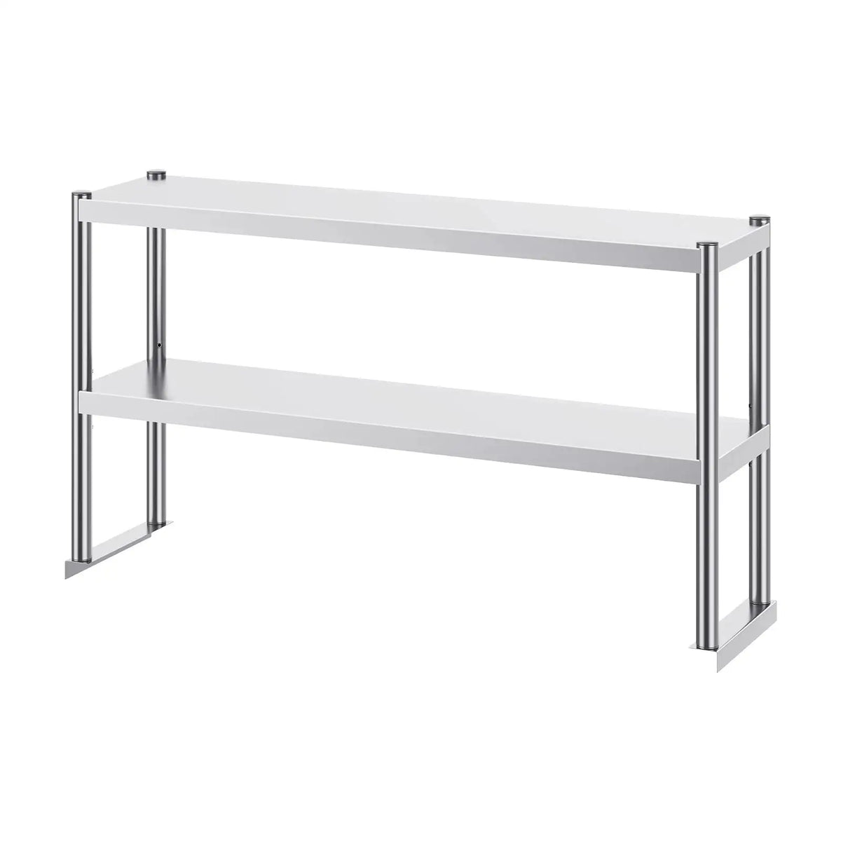 SucceBuy Stainless Steel kitchen worktable Overshelf with Height — product view 1