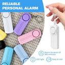 130dB Personal Safety Alarm Keychain Reliable Alarm Light