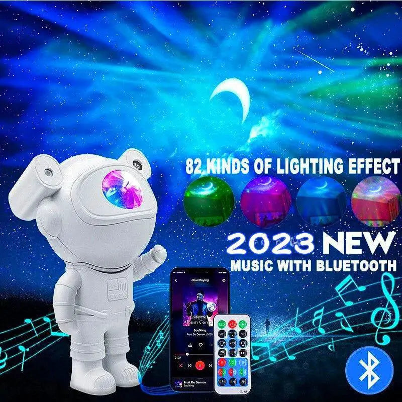 Astro Projector Astronaut Bluetooth Night Light With Music