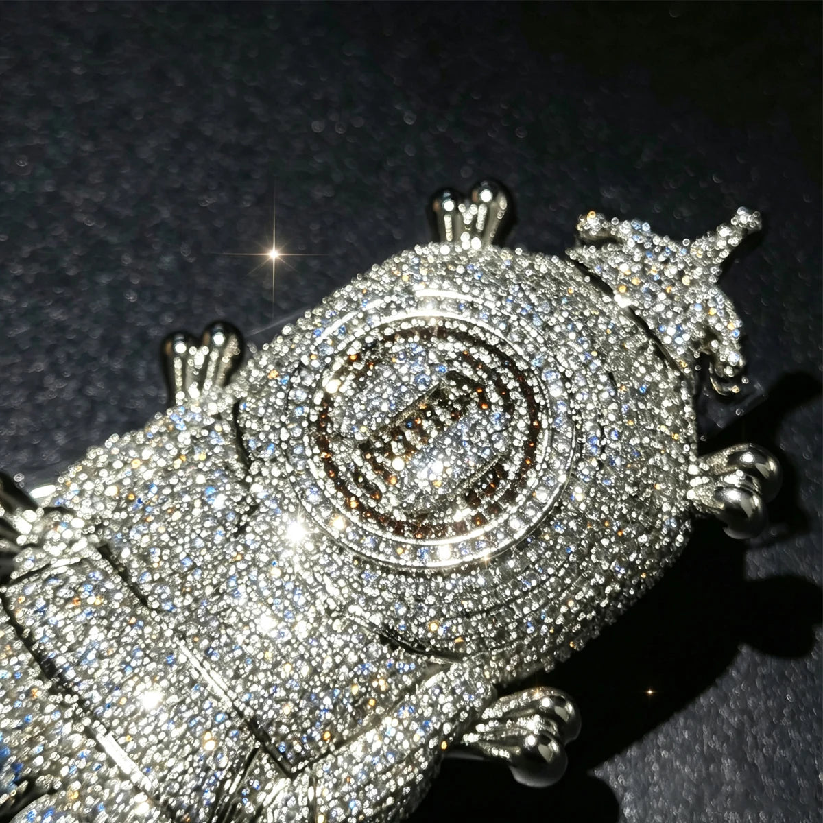 Iced Out Space Astronaut Cartoon