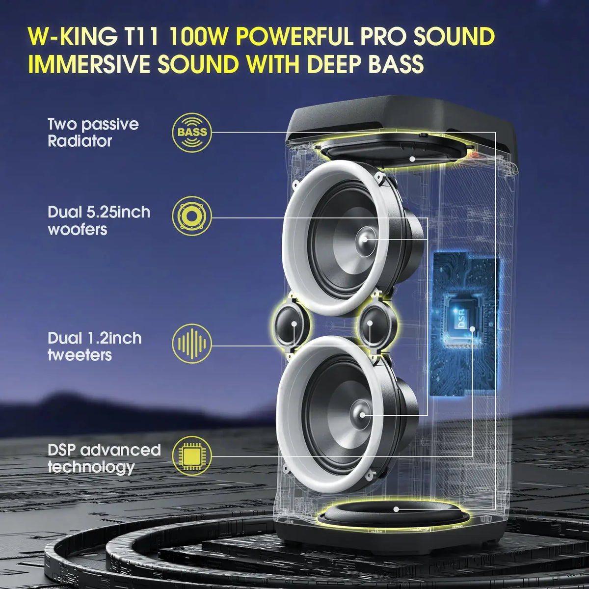 W King Portable Bluetooth Speaker — product image 7