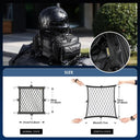 Motorcycle Helmet Luggage Net With Hooks
