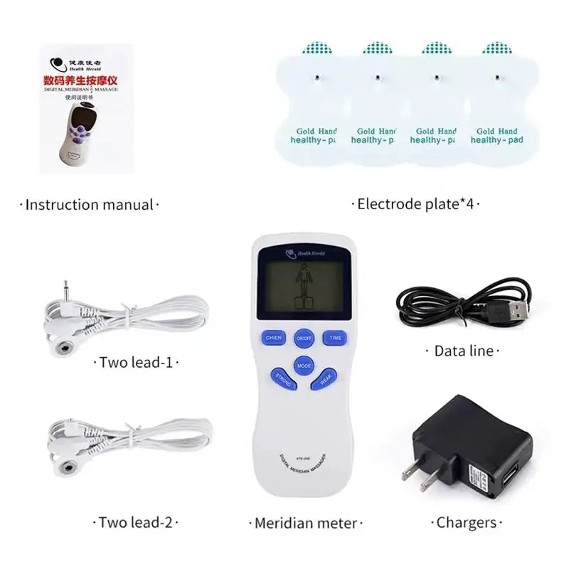 Massager Tens Muscle Stimulator Electric Acupuncture Body Massage Digital Slimming Machine Accessories Stimulator