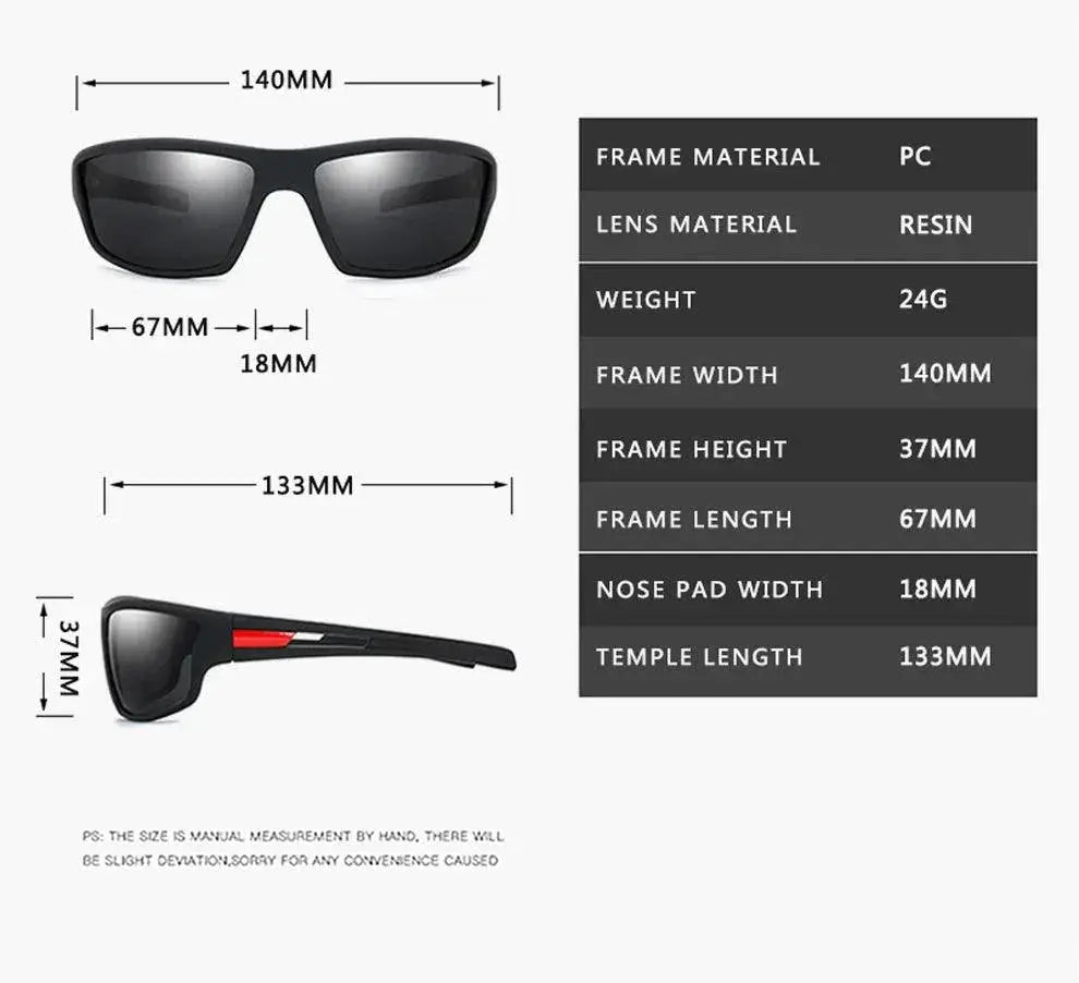 Mens Luxury Polarized Sunglasses UV400 Driving Shades