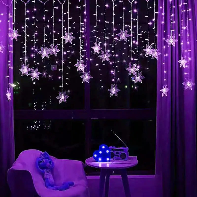 Enchanting LED Snowflake Lights for Magical Christmas Decor