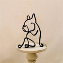 Durable Metal Dog Sculpture For Pets