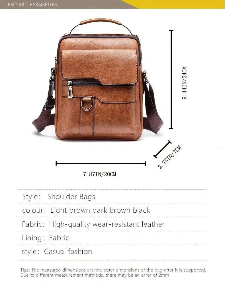 Organized iPad Bag for Men with Pockets — product view 9