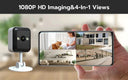 Jooan 1080P WiFi Outdoor Camera IP66 Two Way Audio