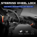 Car Steering Wheel Steel Lock Anti-theft Device Easy Install