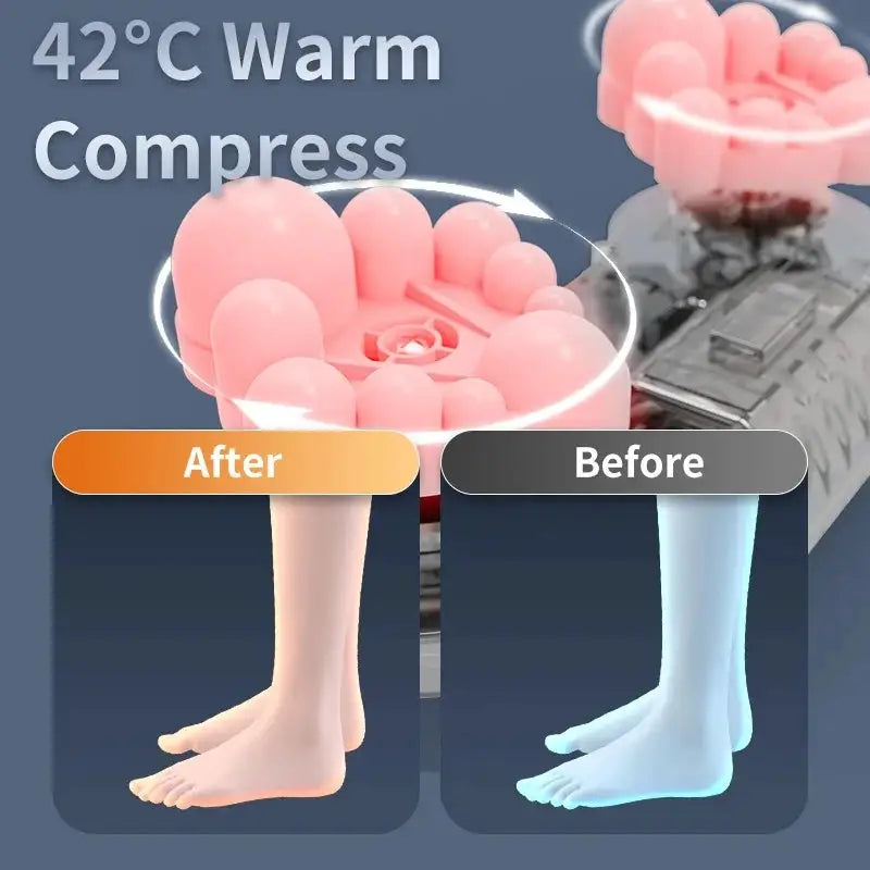 Large Size Electric Foot Massager Hot Pressing Finger Pressing Kneading Roller Calf Relax Care Muscle Massager Foot Massage Tool