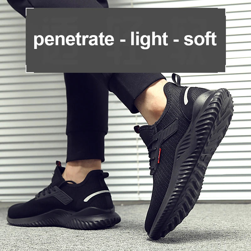 Steel Toe Punctureproof Work Sneakers