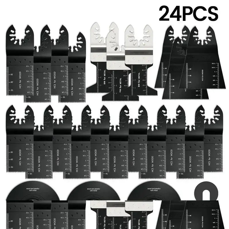 Bi Metal Oscillating Saw Blades Set For 100 Tools Kit